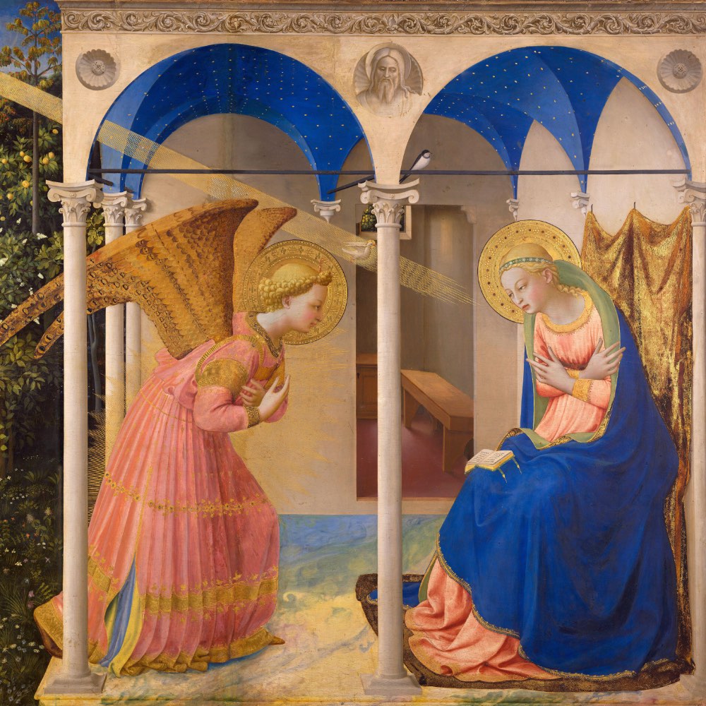 La Anunciación, de Fra Angelico - Museo del Prado