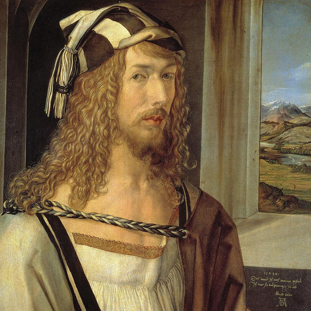 Autorretrato con Guantes, de Alberto Durero - Museo del Prado