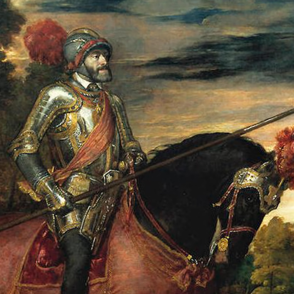 Carlos V en la batalla de Mühlberg, de Tiziano Vecellio - Museo del Prado