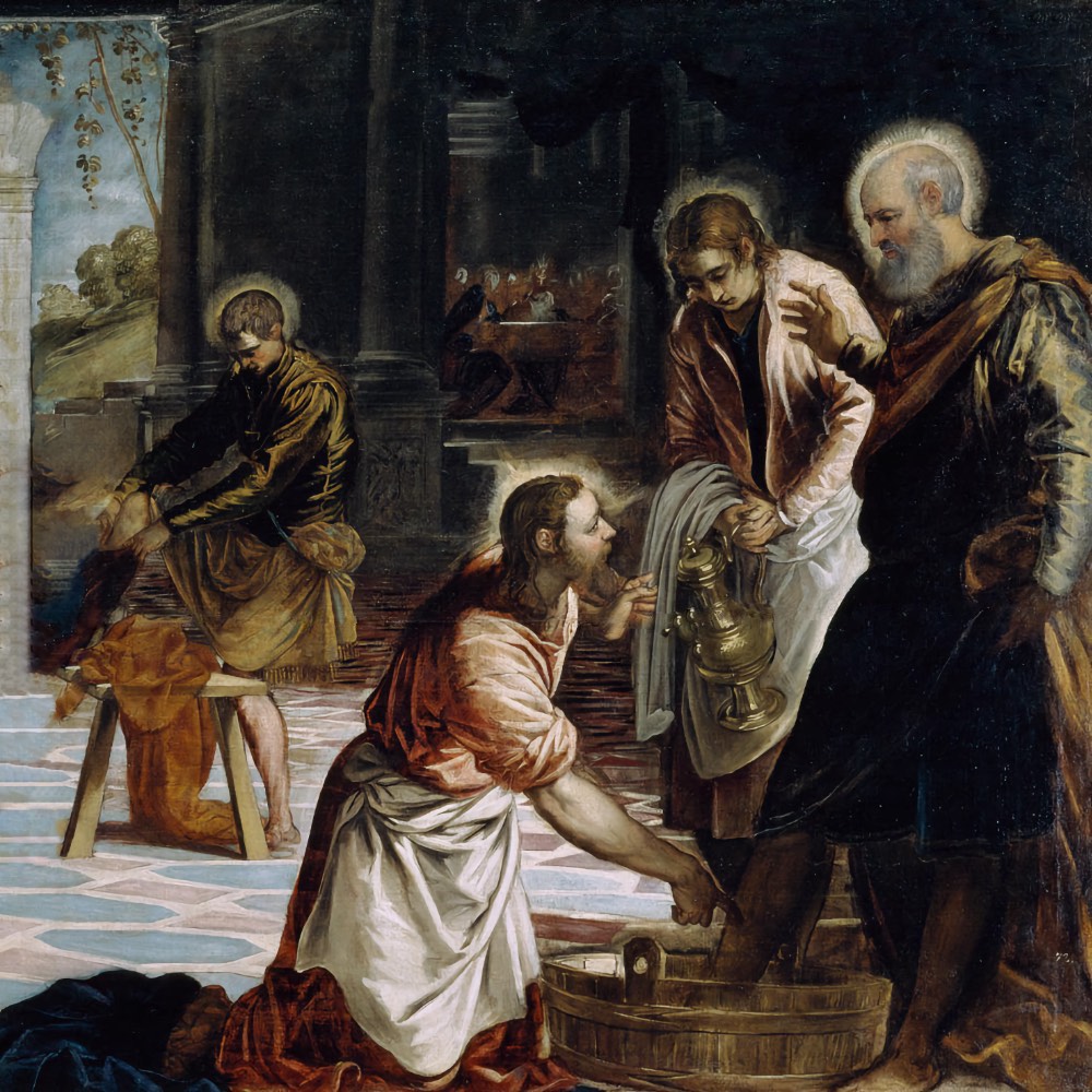 El Lavatorio, de Jacopo Robusti Tintoretto - Museo del Prado