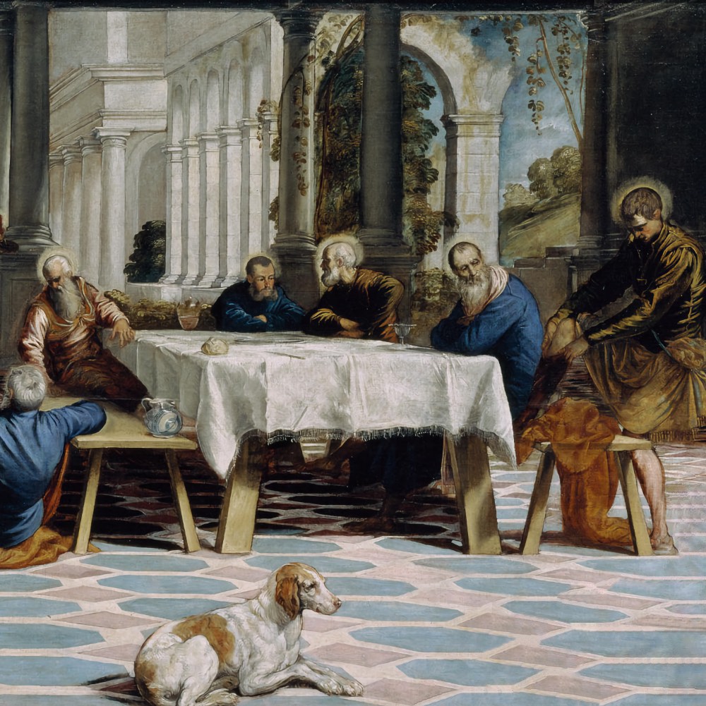 El Lavatorio, de Jacopo Robusti Tintoretto - Museo del Prado