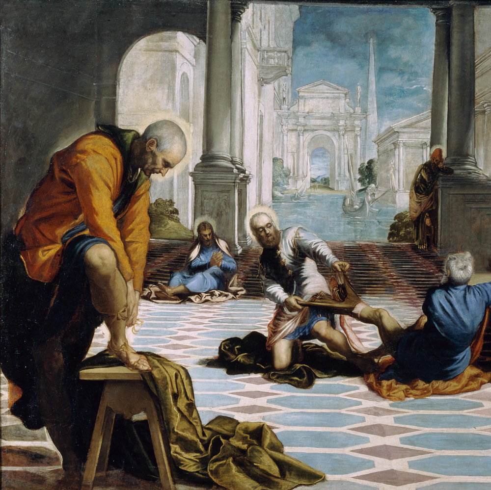 El Lavatorio, de Jacopo Robusti Tintoretto - Museo del Prado