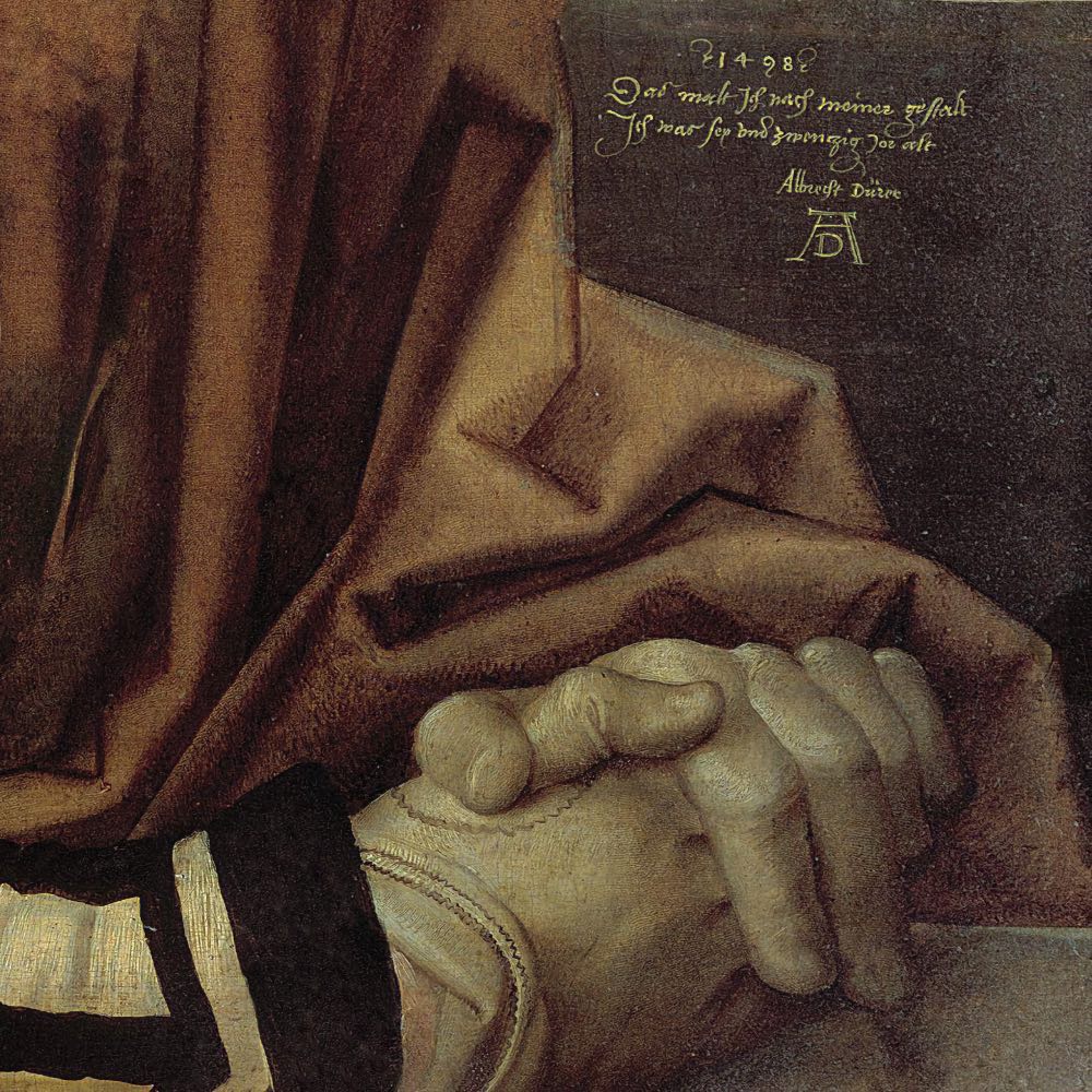 Autorretrato con Guantes, de Alberto Durero - Museo del Prado