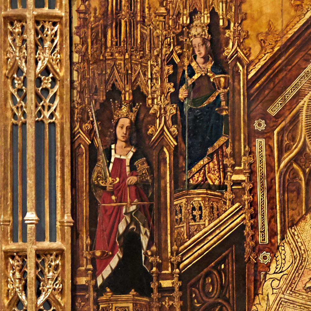 Santo Domingo Entronizado como Obispo de Silos, Bartolomé Bermejo - Museo del Prado