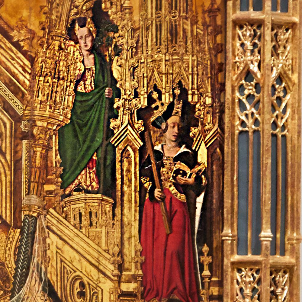 Santo Domingo Entronizado como Obispo de Silos, Bartolomé Bermejo - Museo del Prado