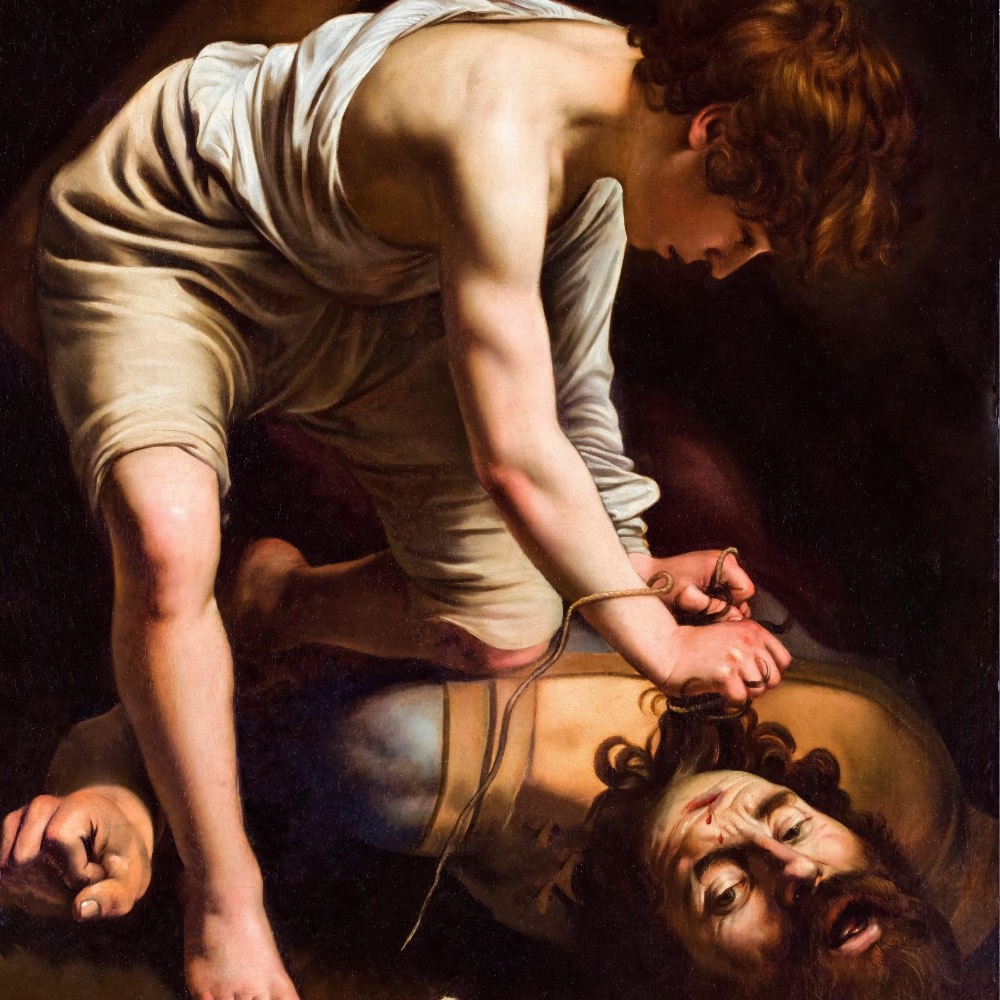 David Vencedor de Goliat, Caravaggio - Museo del Prado