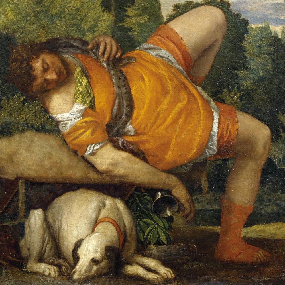 Venus y Adonis, de Paolo Cagliari, Veronés - Museo del Prado