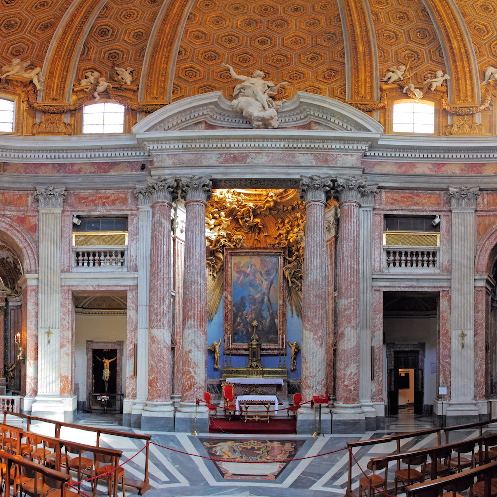 Iglesia y Plaza de San Andrés del Quirinal